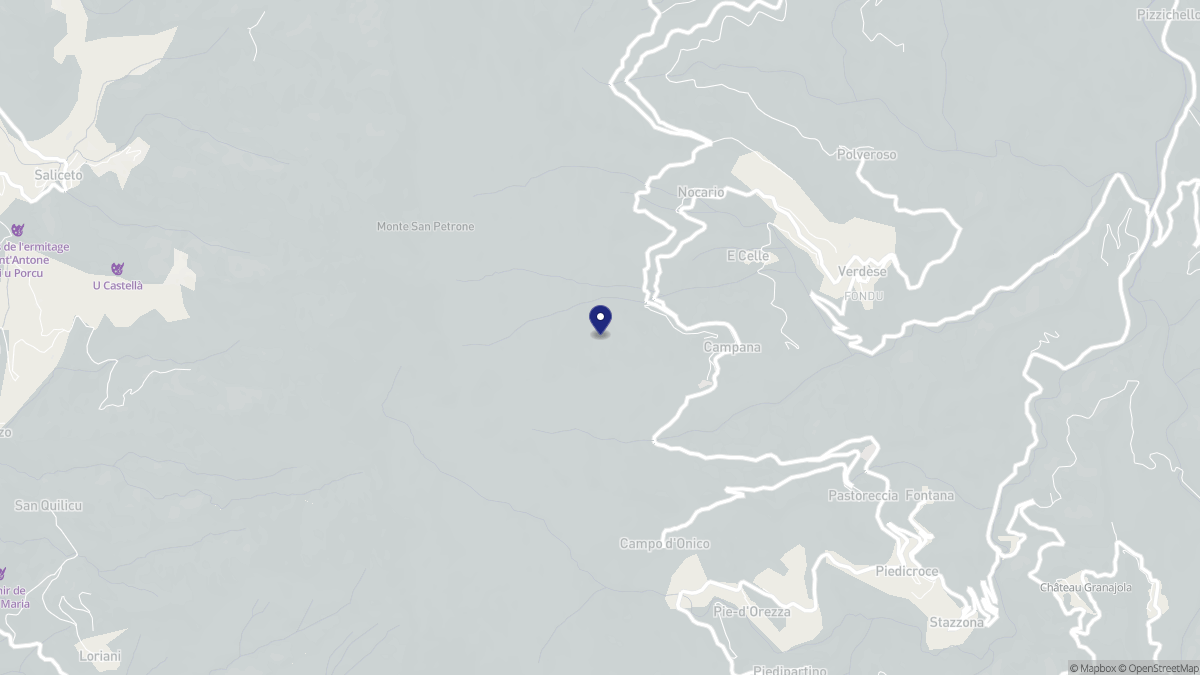 Aperçu cartographique de Campana, centré sur la commune