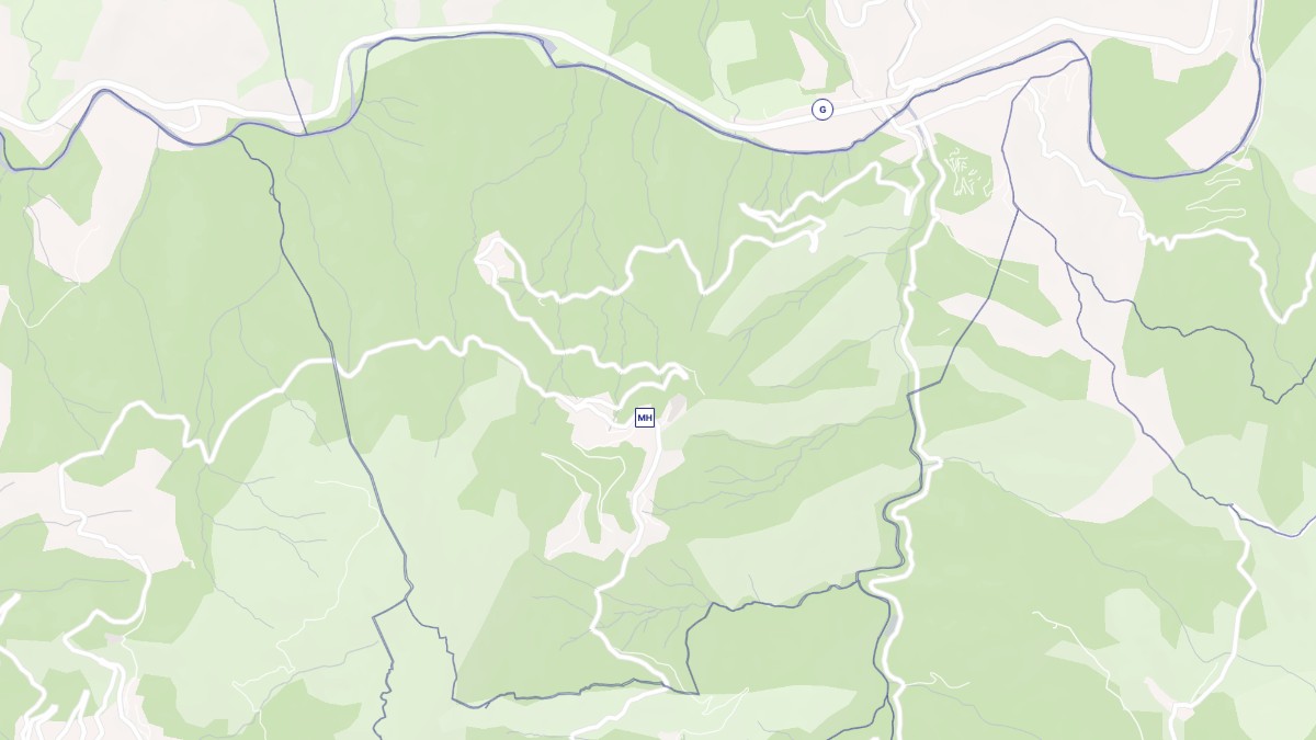 Aperçu cartographique de Campile, centré sur la commune