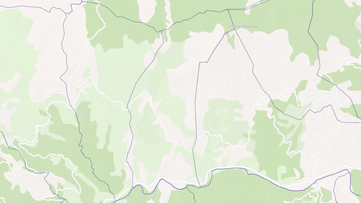 Aperçu cartographique de Campitello, centré sur la commune
