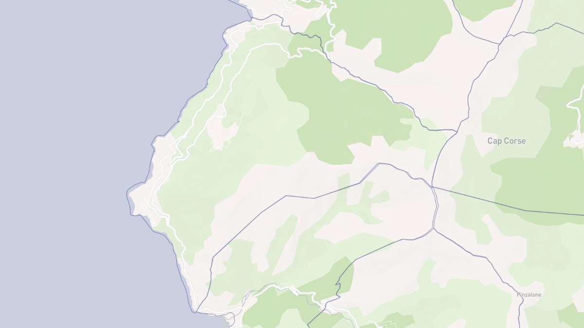 Aperçu cartographique de Canari, centré sur la commune