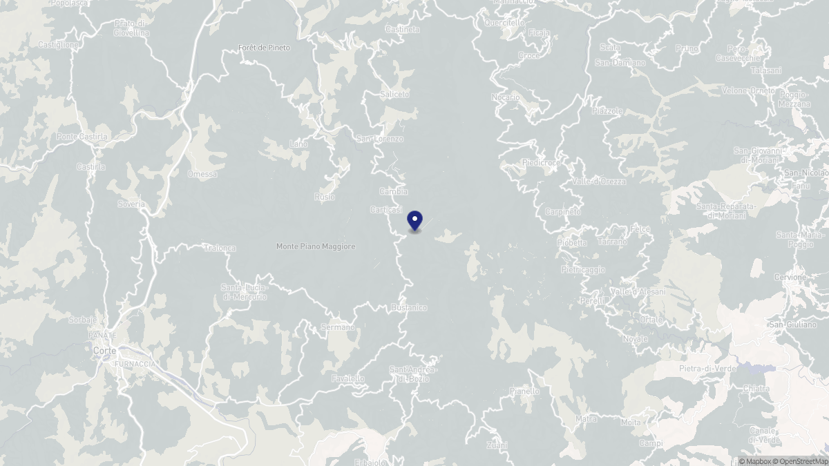 Aperçu cartographique de Carticasi, centré sur la commune