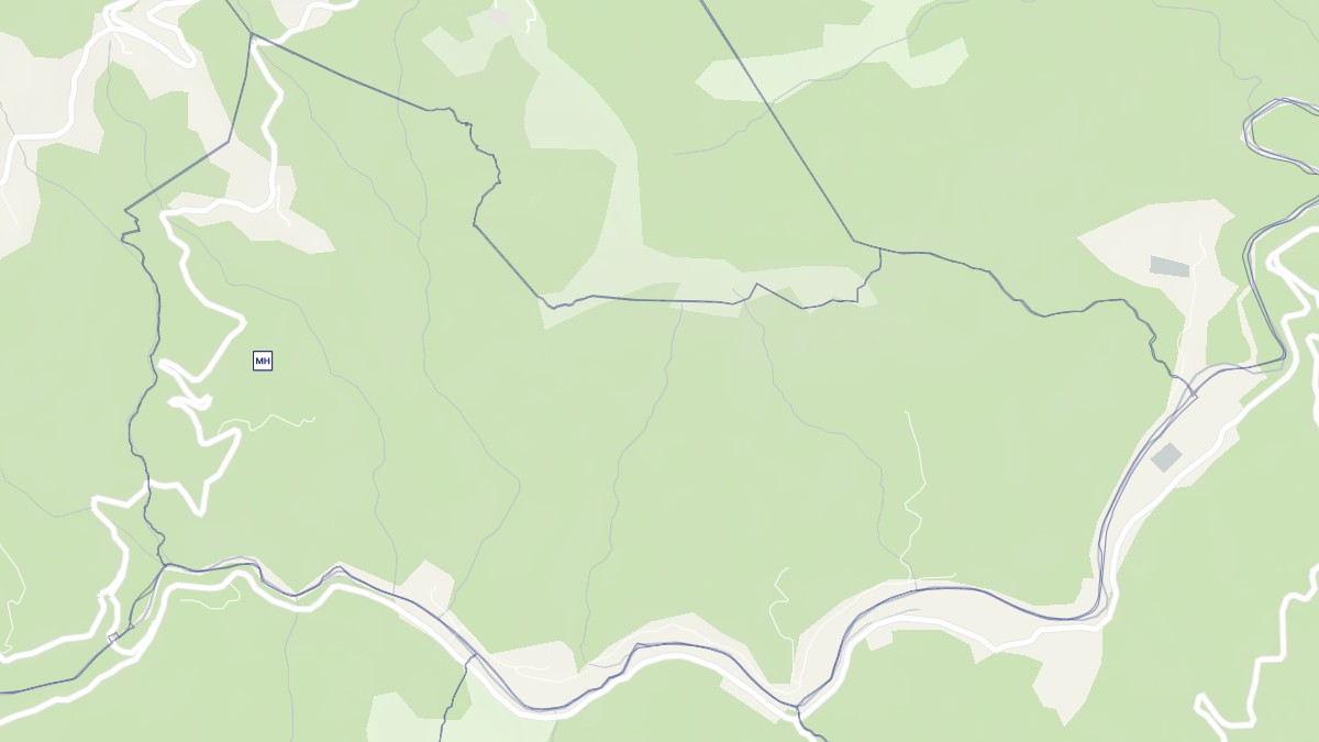 Aperçu cartographique de Casalta, centré sur la commune