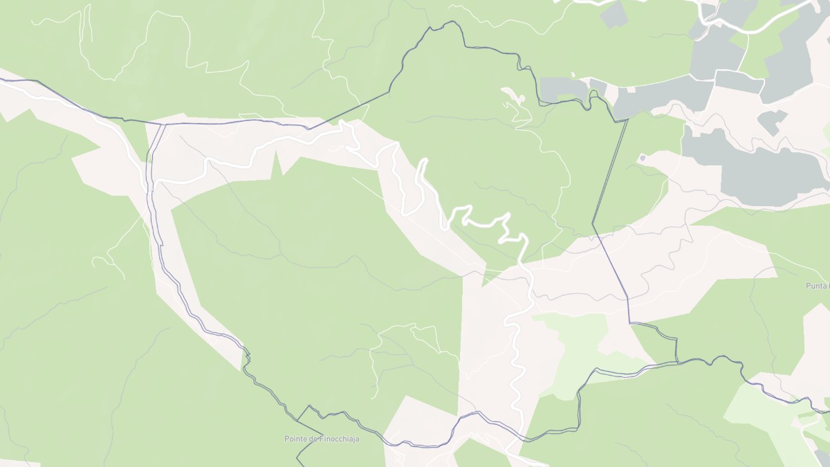Aperçu cartographique de Casevecchie, centré sur la commune