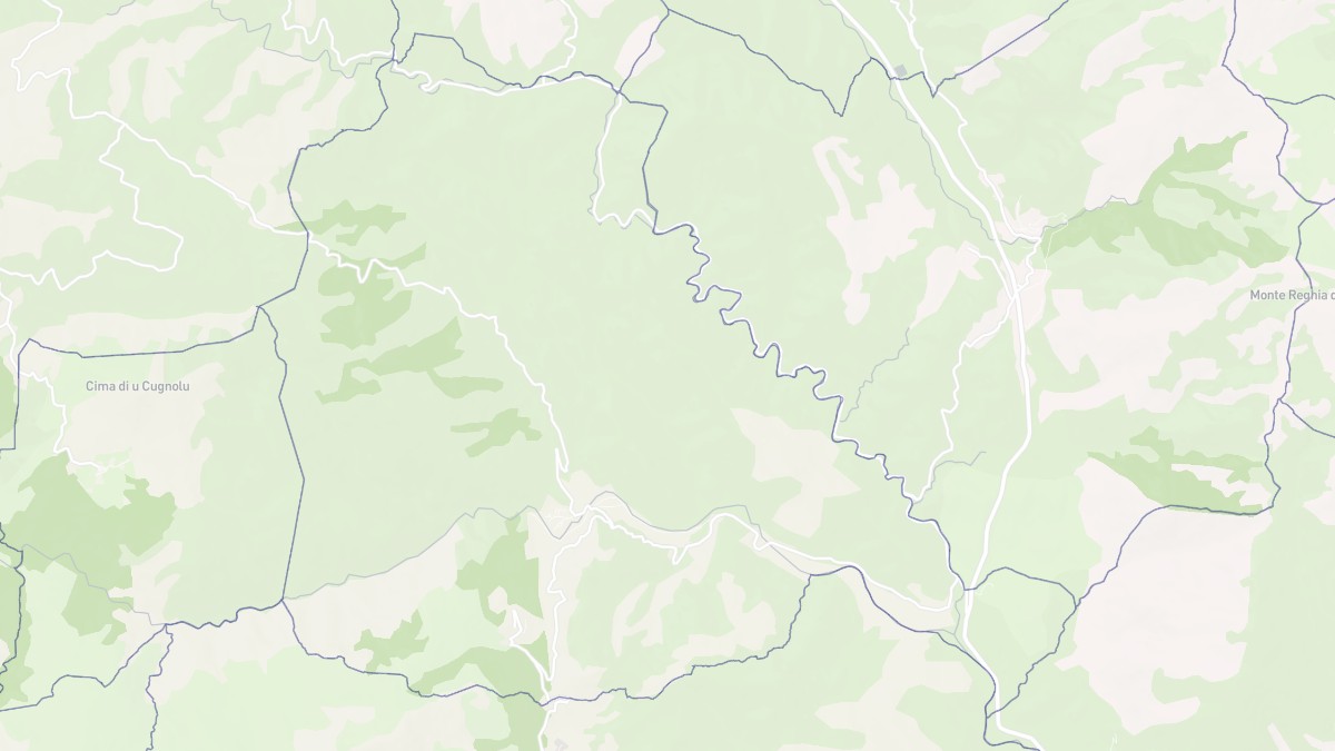Aperçu cartographique de Castifao, centré sur la commune