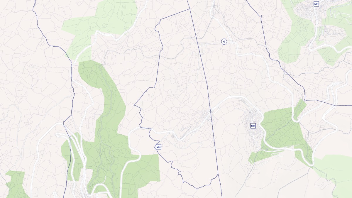 Aperçu cartographique de Costa, centré sur la commune