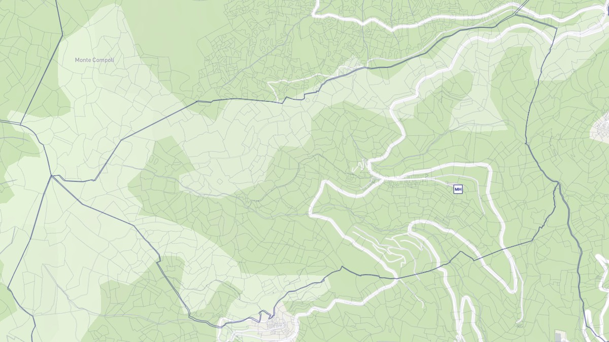 Aperçu cartographique de Giocatojo, centré sur la commune