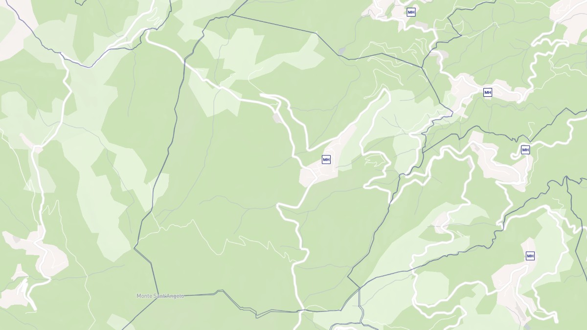 Aperçu cartographique de Loreto-di-Casinca, centré sur la commune
