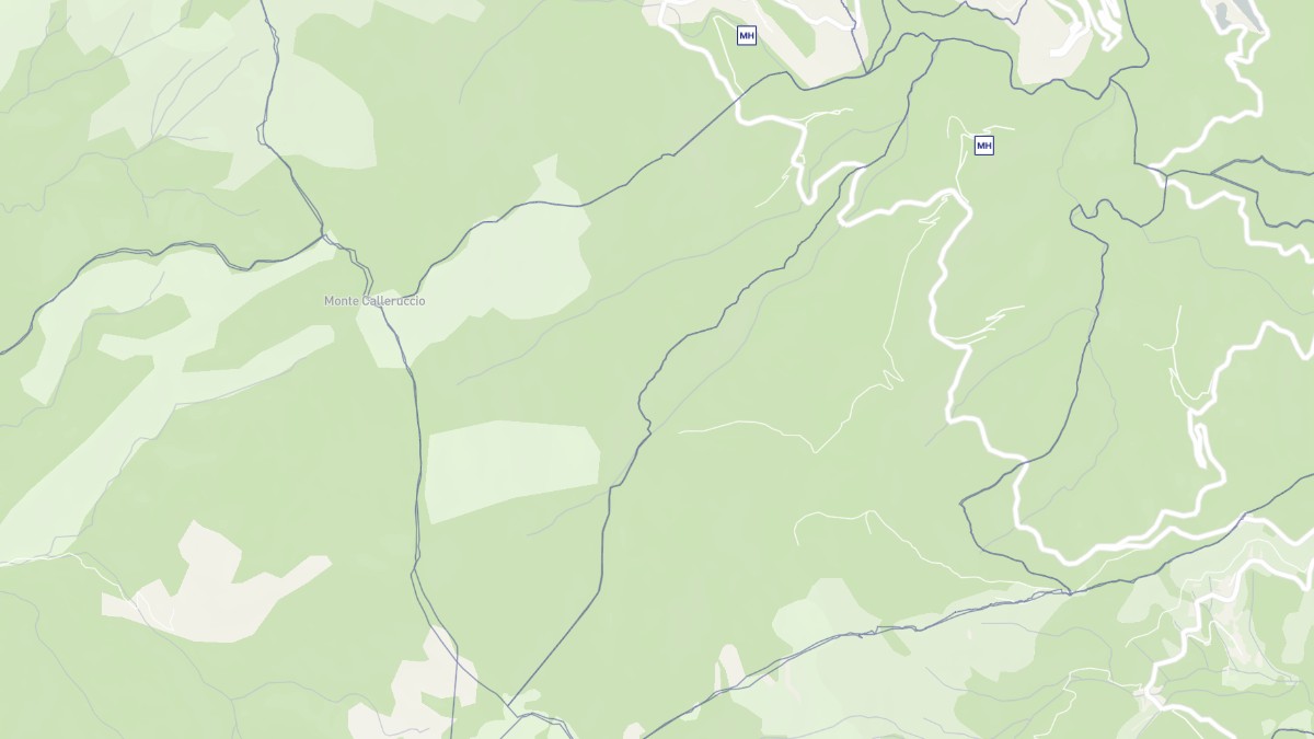 Aperçu cartographique de Piedipartino, centré sur la commune