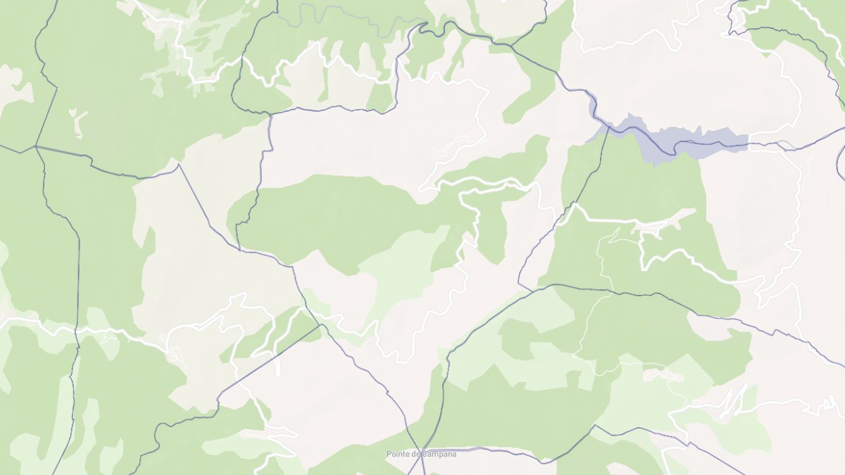 Aperçu cartographique de Pietra-di-Verde, centré sur la commune