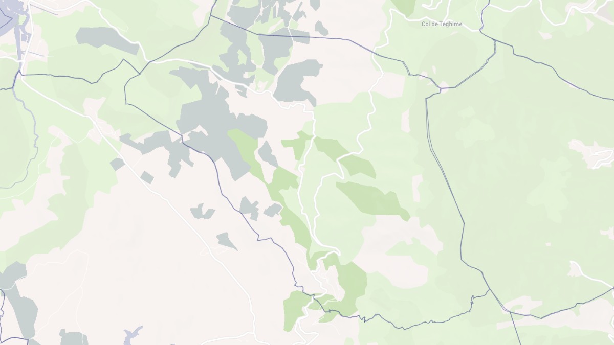 Aperçu cartographique de Poggio-d'Oletta, centré sur la commune