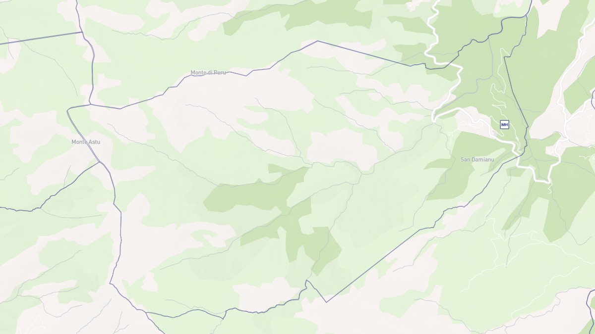 Aperçu cartographique de Sorio, centré sur la commune