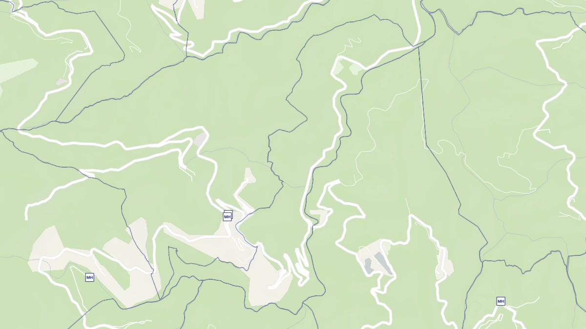 Aperçu cartographique de Stazzona, centré sur la commune