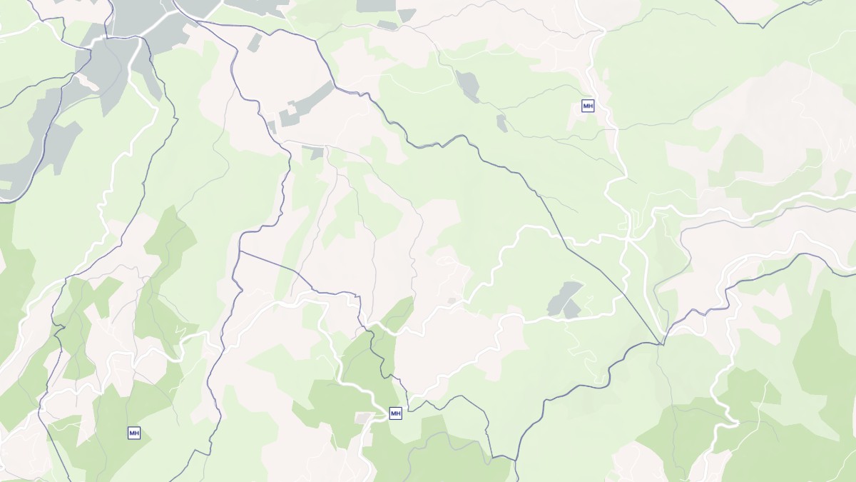 Aperçu cartographique de Vallecalle, centré sur la commune