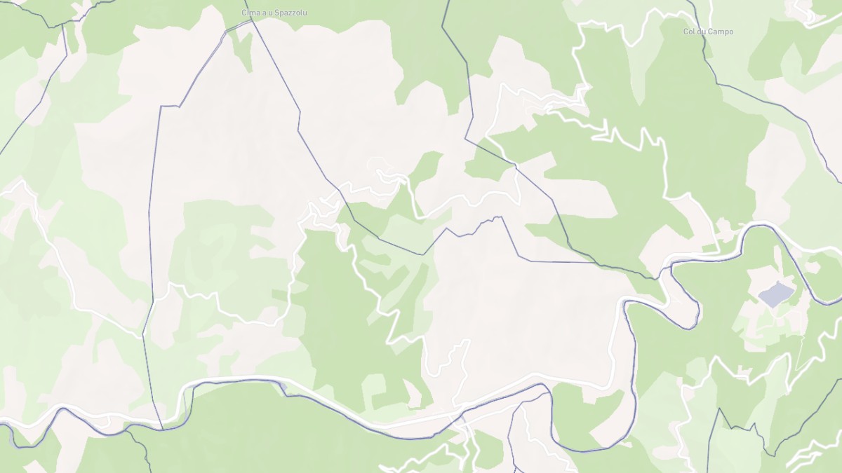 Aperçu cartographique de Volpajola, centré sur la commune
