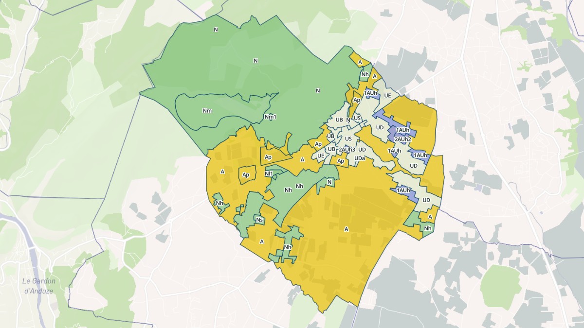 Aperçu cartographique de Bagard, centré sur la commune