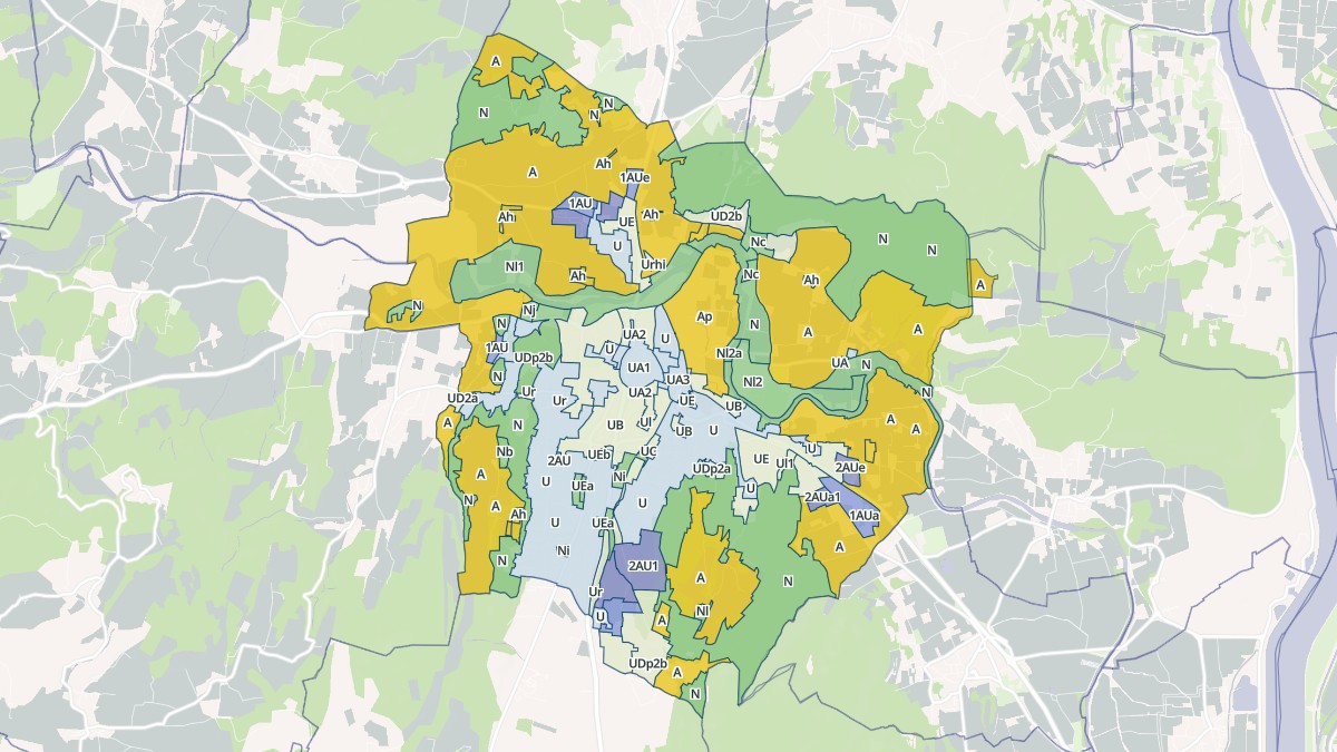 Aperçu cartographique de Bagnols-sur-Cèze, centré sur la commune