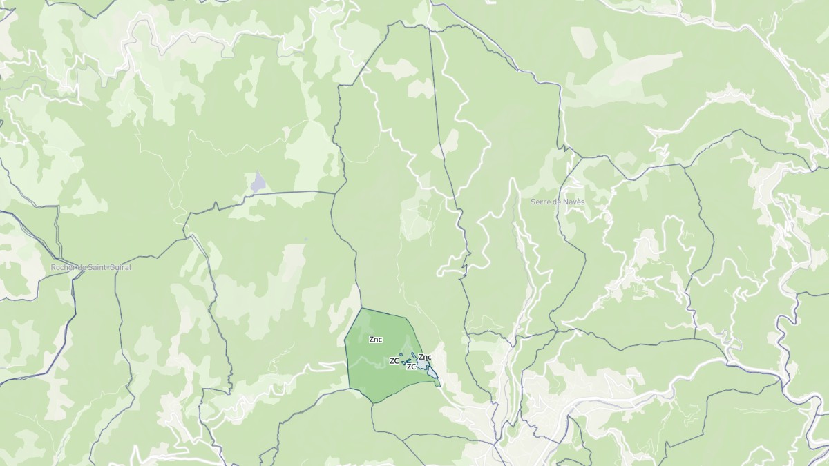 Aperçu cartographique de Bréau-Mars, centré sur la commune