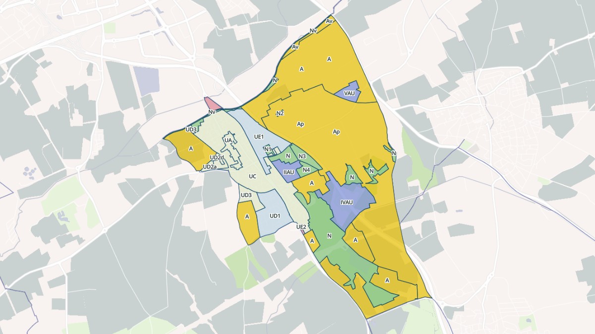 Aperçu cartographique de Caissargues, centré sur la commune