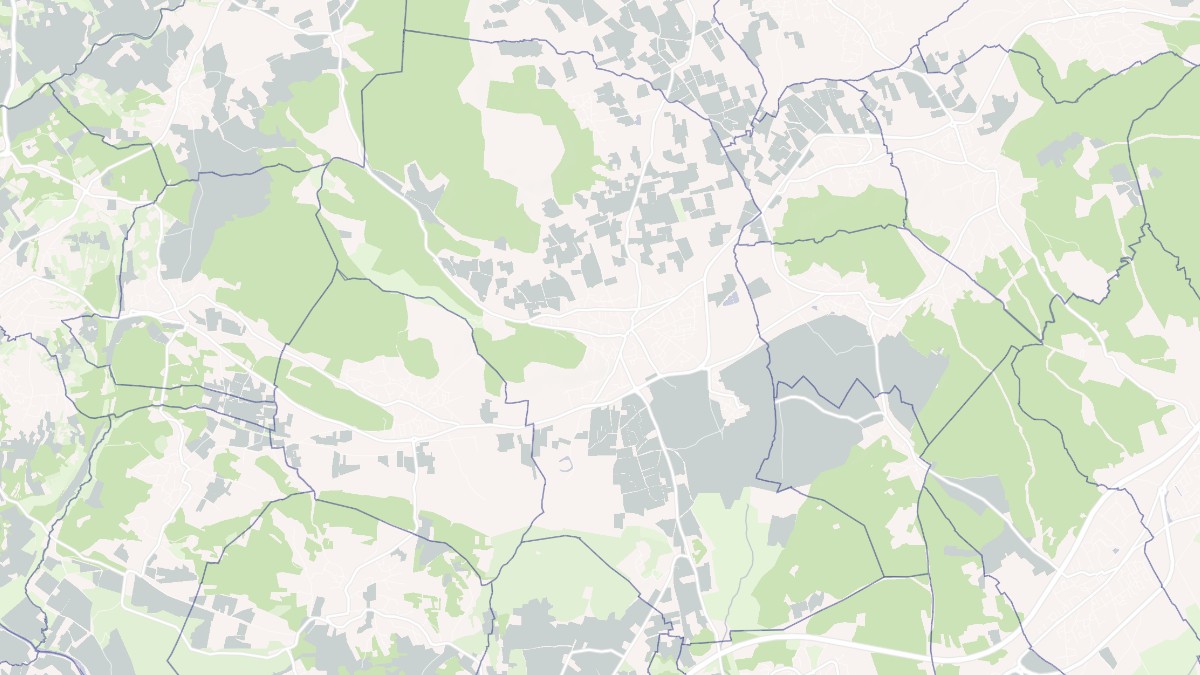 Aperçu cartographique de Calvisson, centré sur la commune
