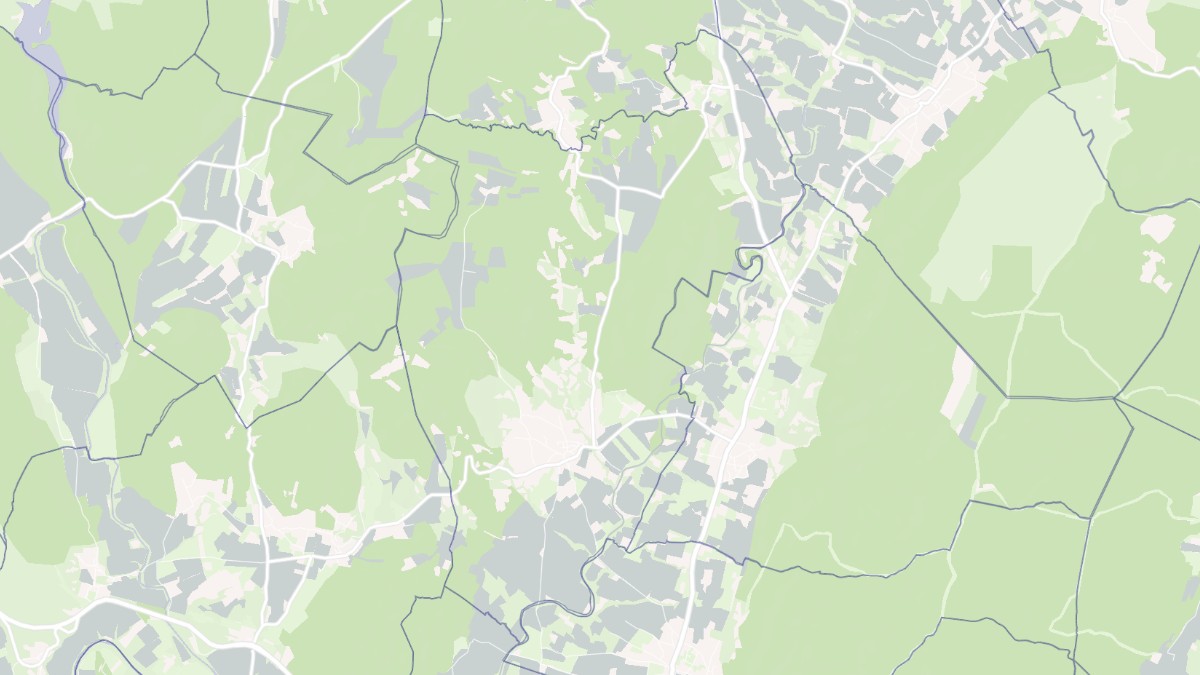 Aperçu cartographique de Cannes-et-Clairan, centré sur la commune
