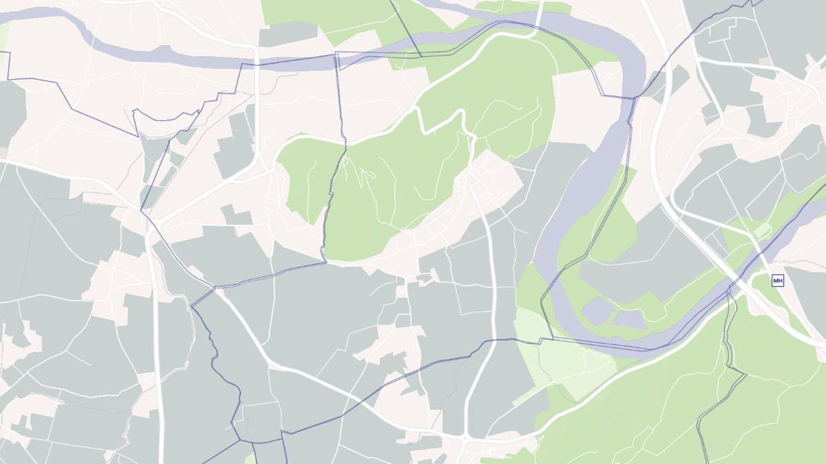 Aperçu cartographique de Cassagnoles, centré sur la commune
