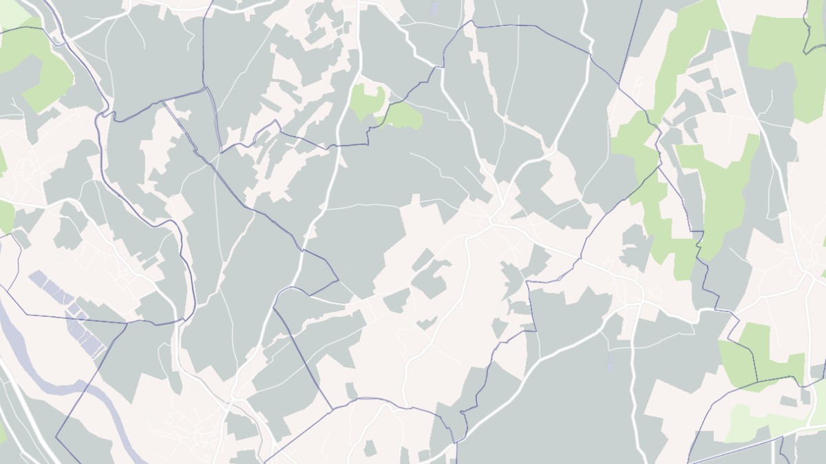 Aperçu cartographique de Castelnau-Valence, centré sur la commune