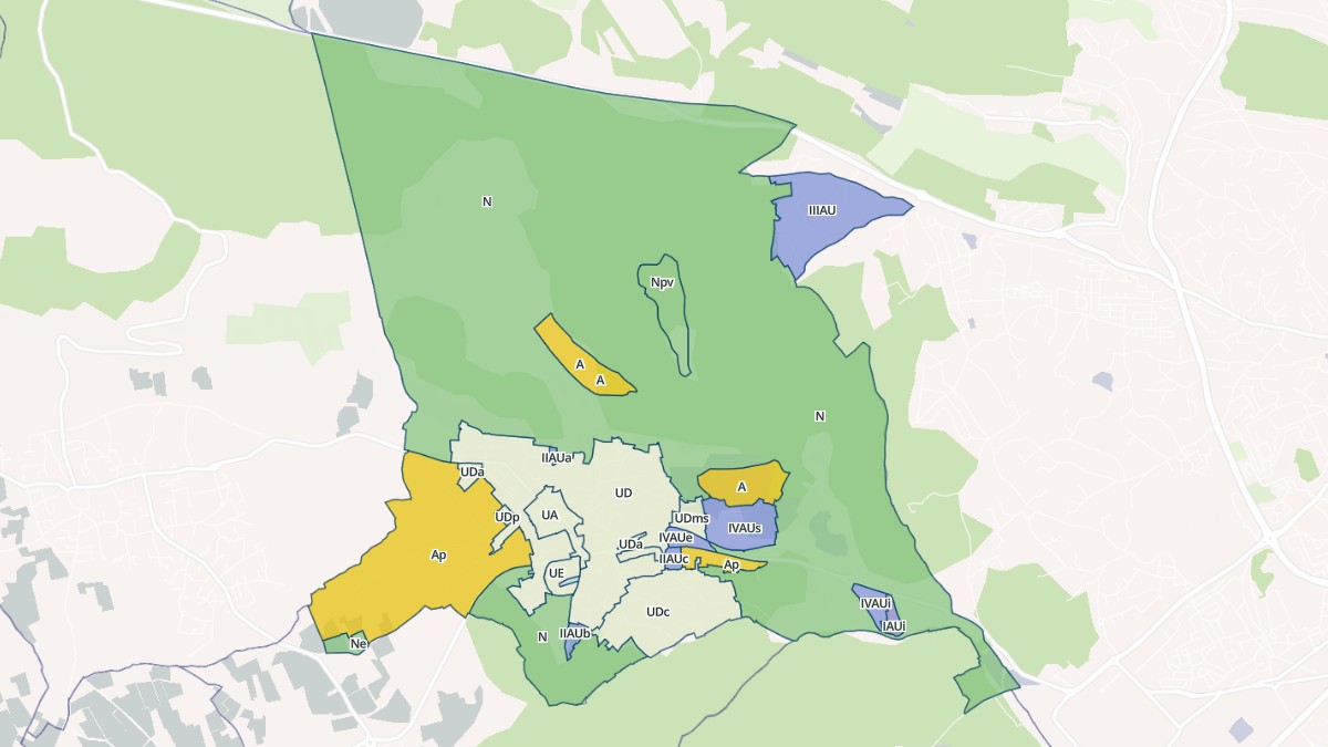 Aperçu cartographique de Caveirac, centré sur la commune