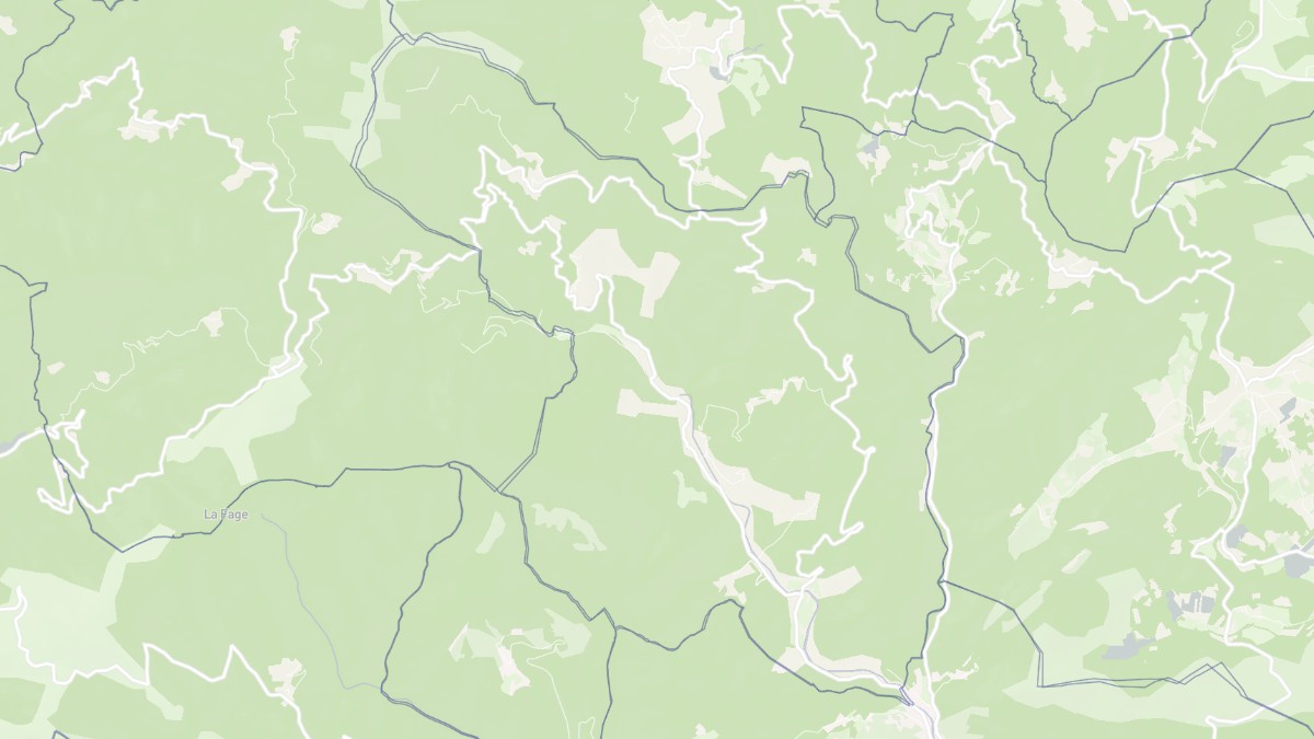 Aperçu cartographique de Cros, centré sur la commune