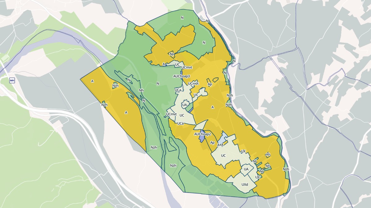 Aperçu cartographique de Cruviers-Lascours, centré sur la commune