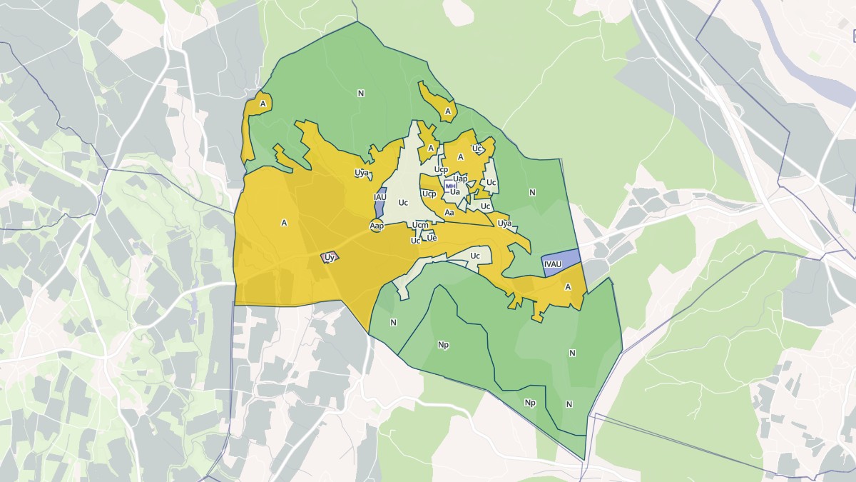 Aperçu cartographique de Domessargues, centré sur la commune