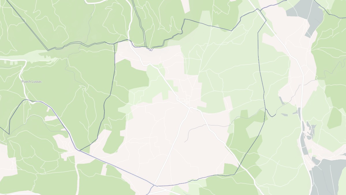 Aperçu cartographique de Fons-sur-Lussan, centré sur la commune