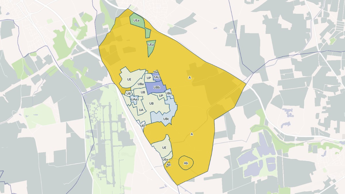 Aperçu cartographique de Garons, centré sur la commune