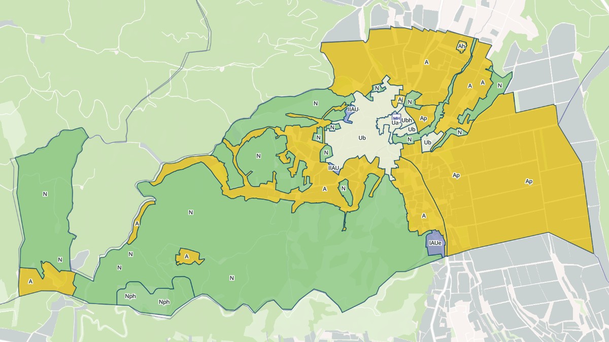 Aperçu cartographique de Lirac, centré sur la commune