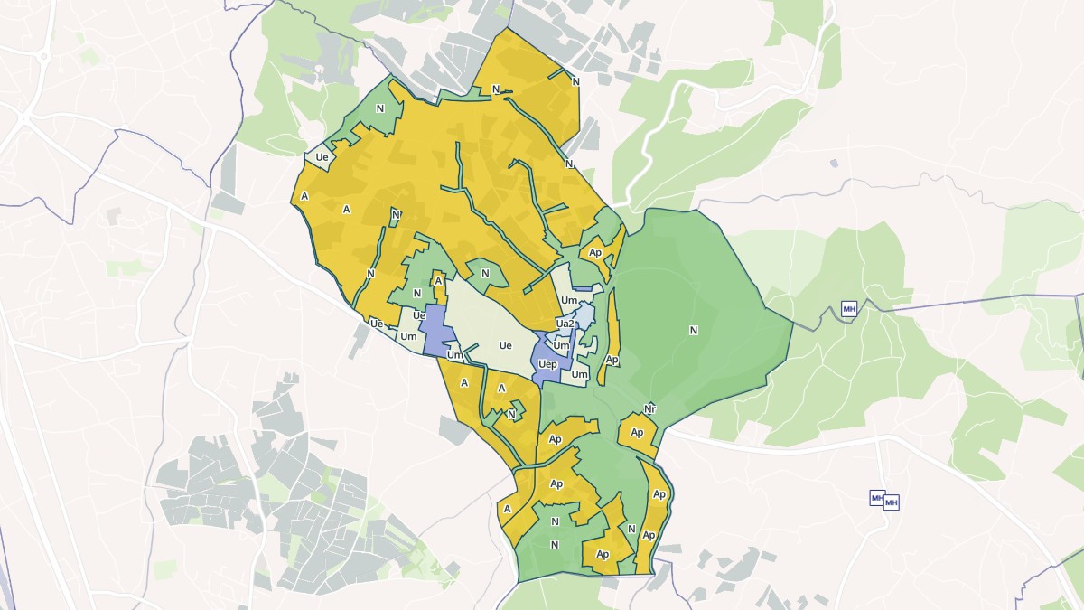 Aperçu cartographique de Méjannes-lès-Alès, centré sur la commune