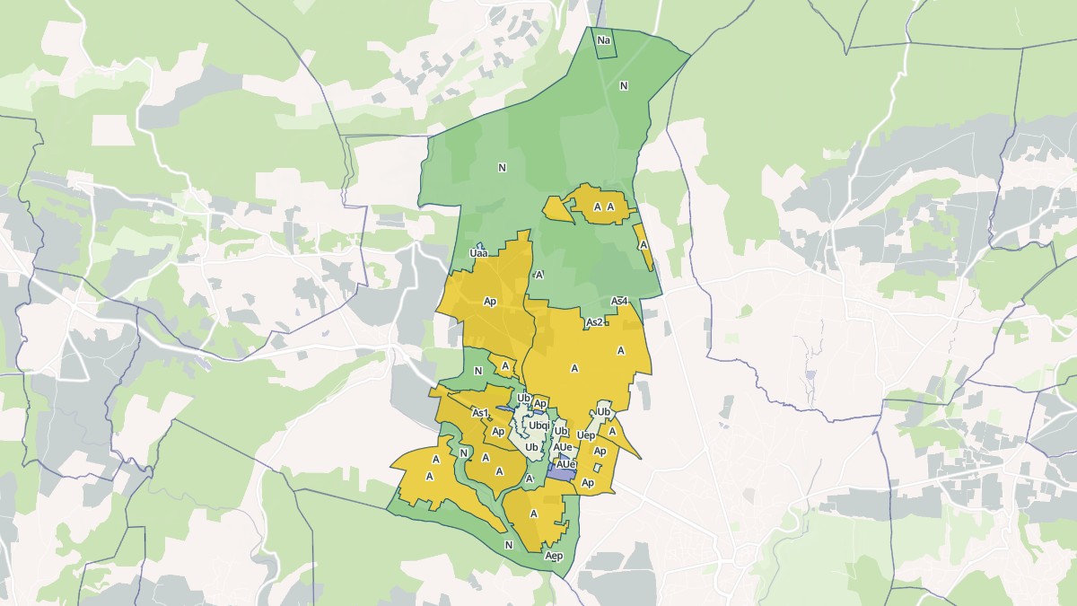 Aperçu cartographique de Montaren-et-Saint-Médiers, centré sur la commune