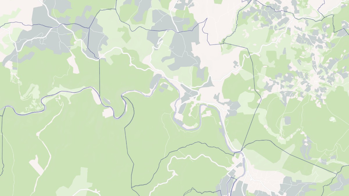Aperçu cartographique de Montclus, centré sur la commune