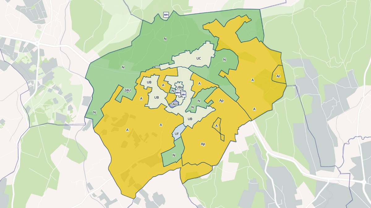 Aperçu cartographique de Monteils, centré sur la commune