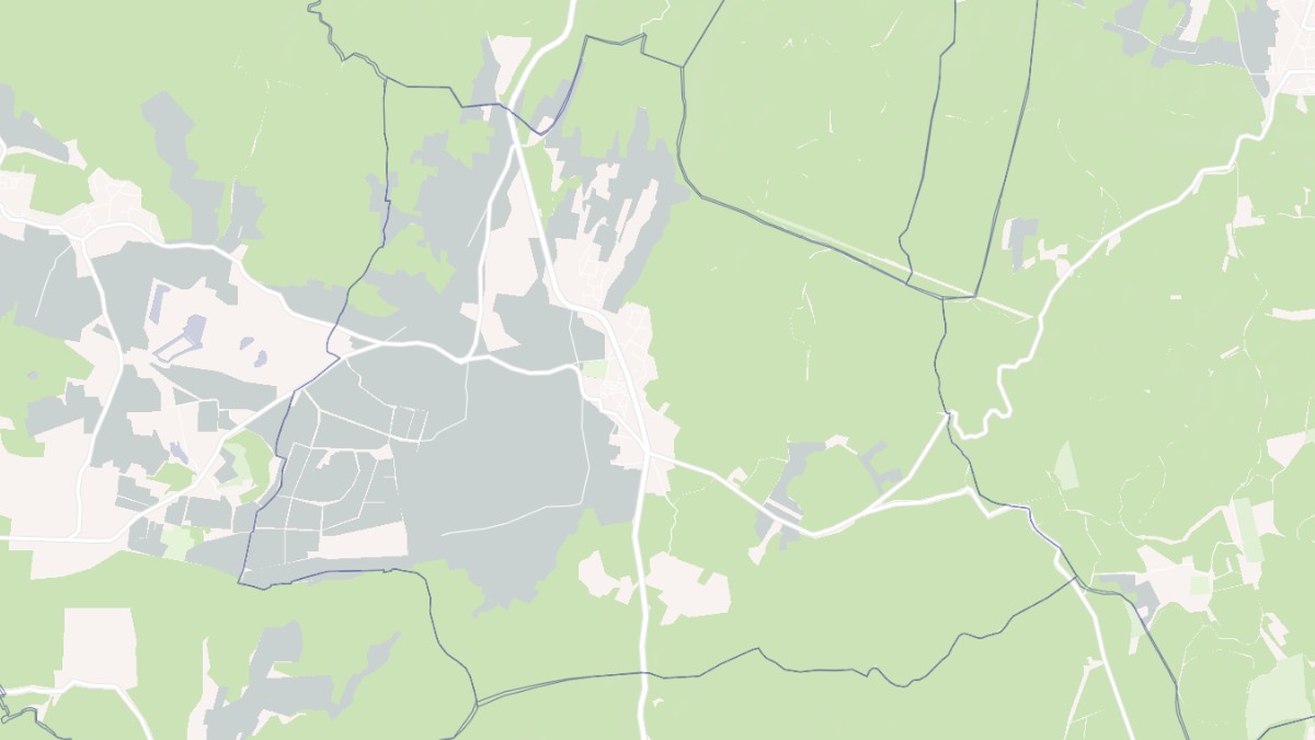 Aperçu cartographique de Pouzilhac, centré sur la commune