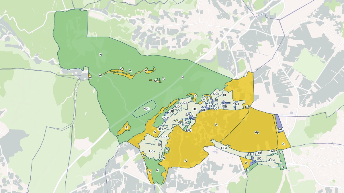 Aperçu cartographique de Rochefort-du-Gard, centré sur la commune