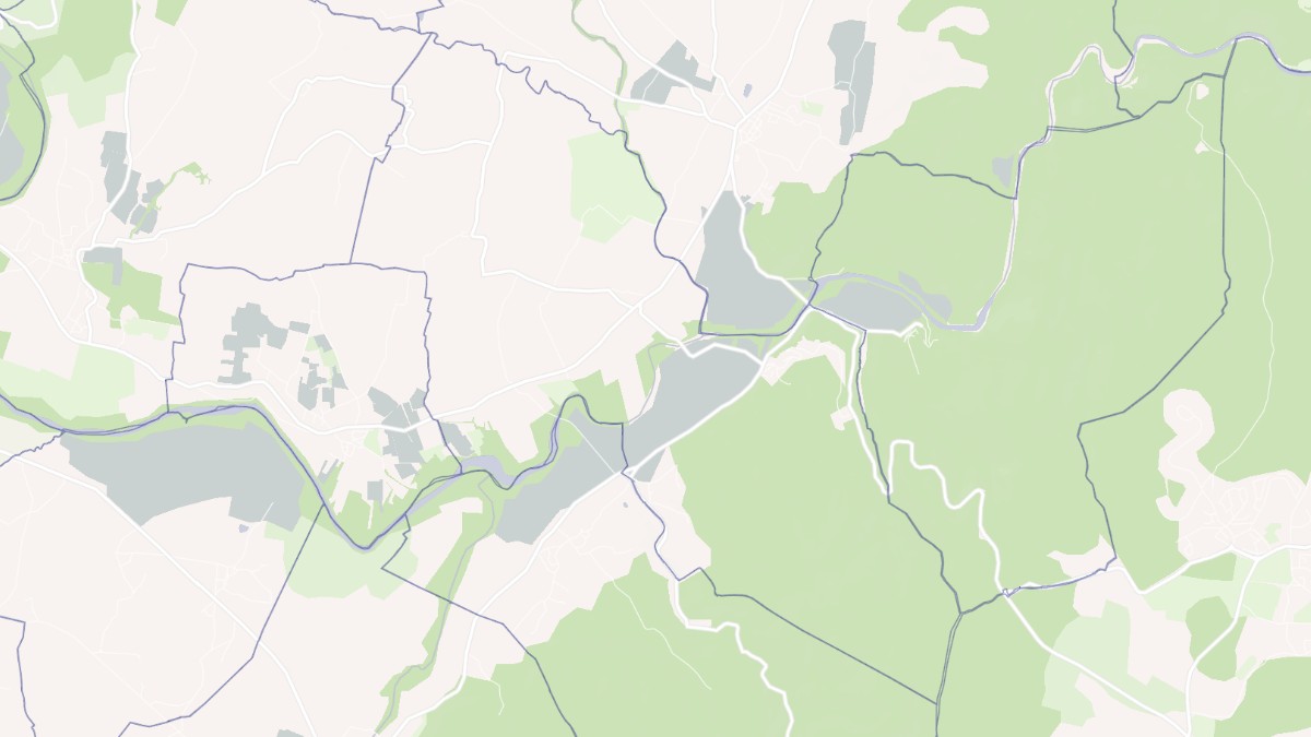 Aperçu cartographique de Rochegude, centré sur la commune