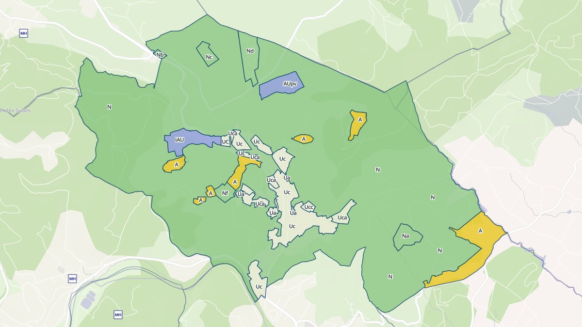 Aperçu cartographique de Saint-Brès, centré sur la commune