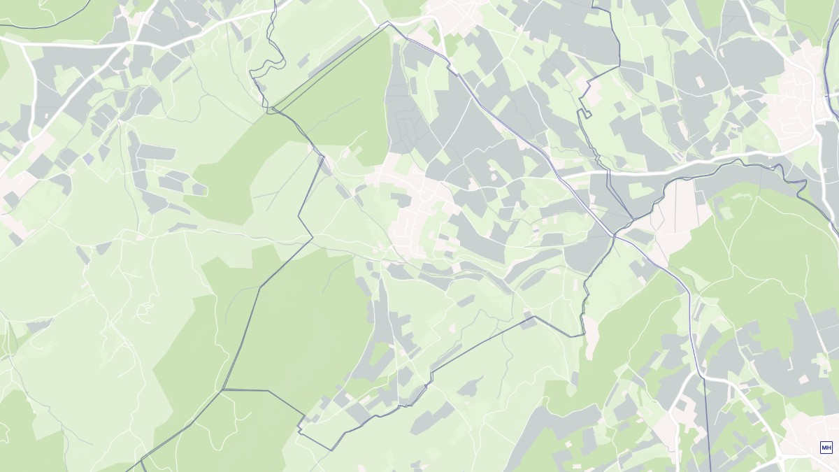 Aperçu cartographique de Saint-Clément, centré sur la commune