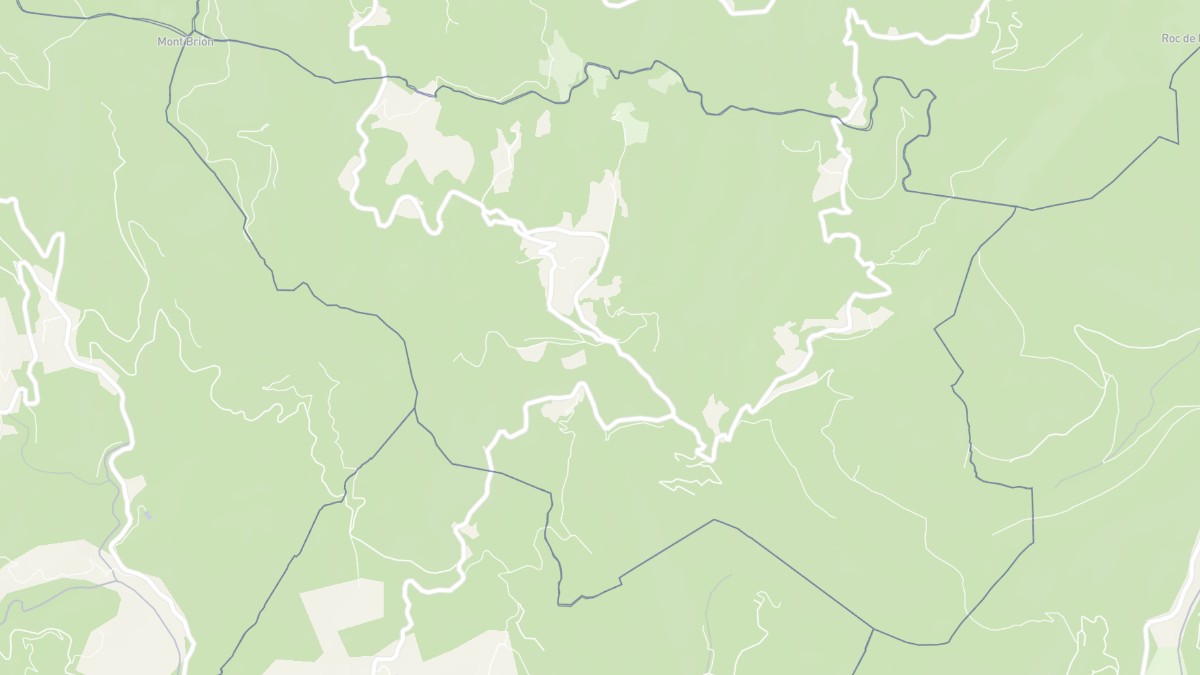 Aperçu cartographique de Sainte-Croix-de-Caderle, centré sur la commune