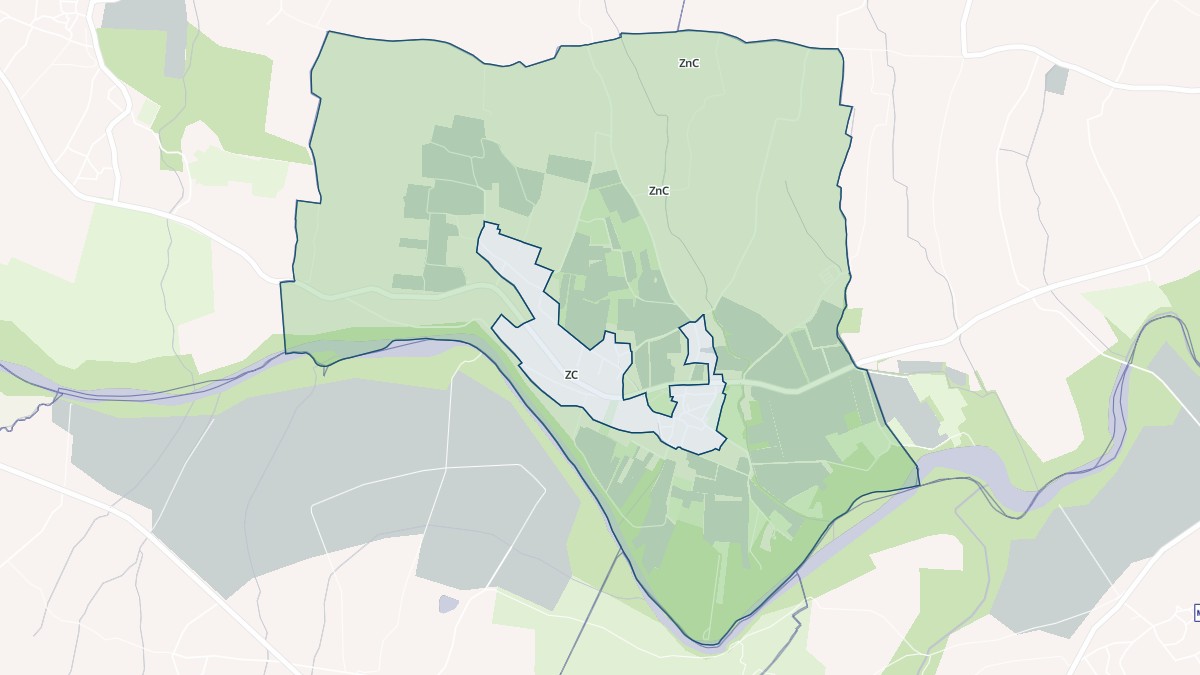 Aperçu cartographique de Saint-Denis, centré sur la commune