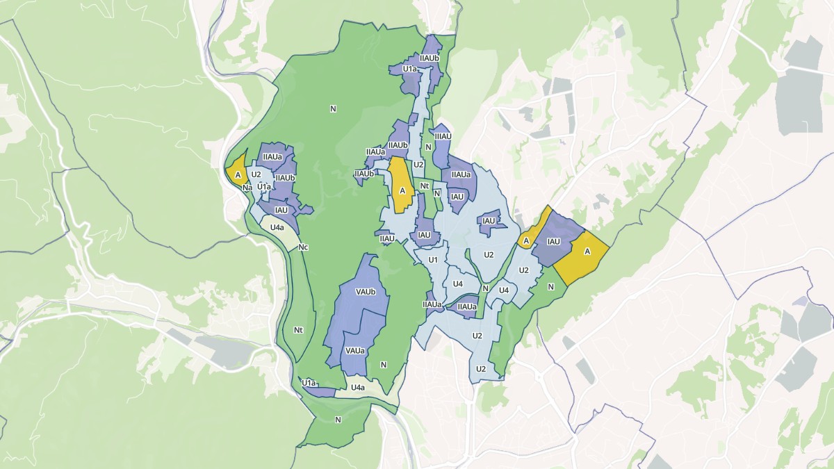 Aperçu cartographique de Saint-Martin-de-Valgalgues, centré sur la commune