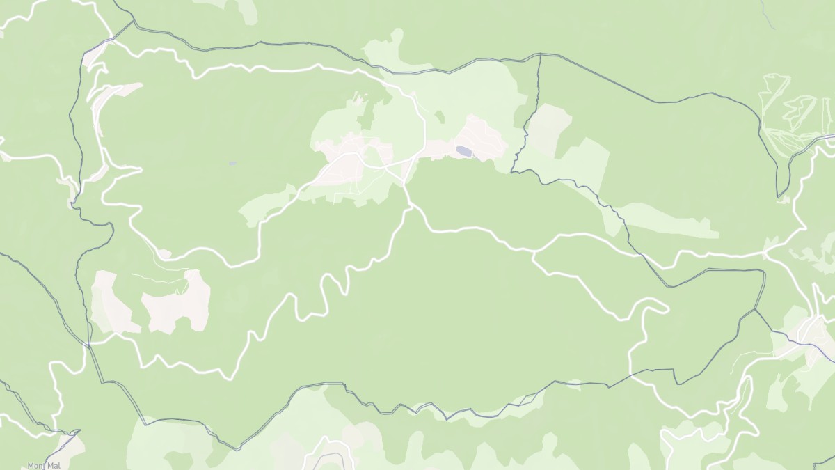 Aperçu cartographique de Saint-Sauveur-Camprieu, centré sur la commune