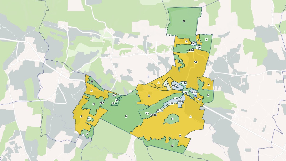 Aperçu cartographique de Serviers-et-Labaume, centré sur la commune