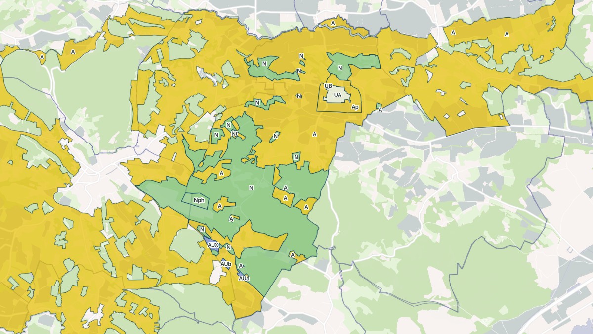 Aperçu cartographique de Alan, centré sur la commune