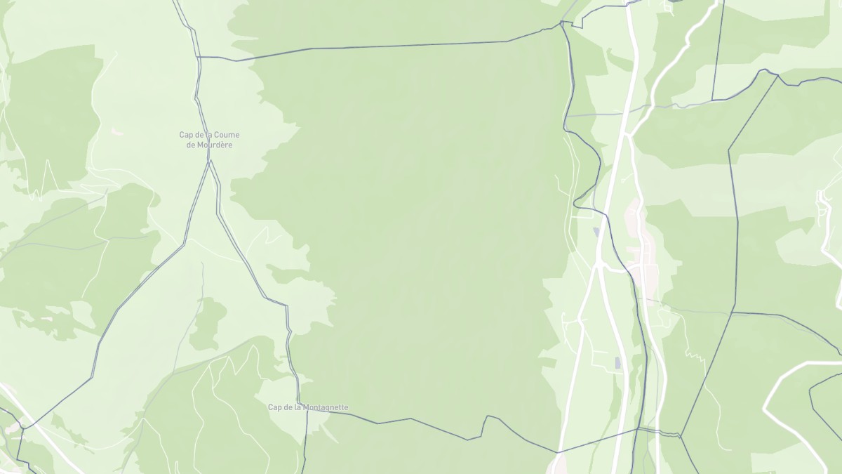 Aperçu cartographique de Antignac, centré sur la commune