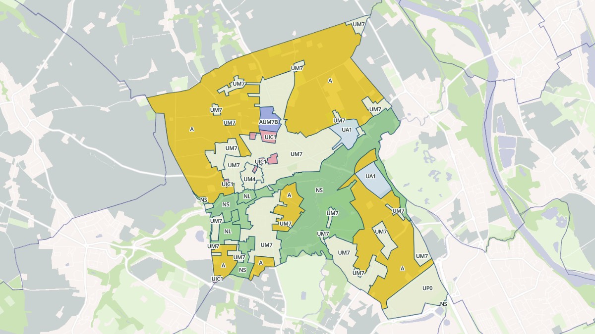 Aperçu cartographique de Aussonne, centré sur la commune